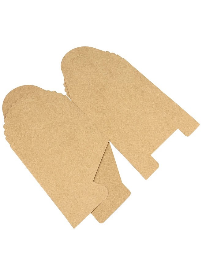 مجموعة سينجون من 50 علبة هدايا بنية اللون بغطاء، مقاس 4.7 × 4.7 × 3.5 بوصة، مع علب تغليف هدايا من ورق كرافت و50 شريطًا، علب هدايا فارغة مزخرفة من ورق كرافت، مثالية لطلبات وصيفات الشرف، وحفلات أعياد الميلاد، وحفلات الزفاف. - Image 5